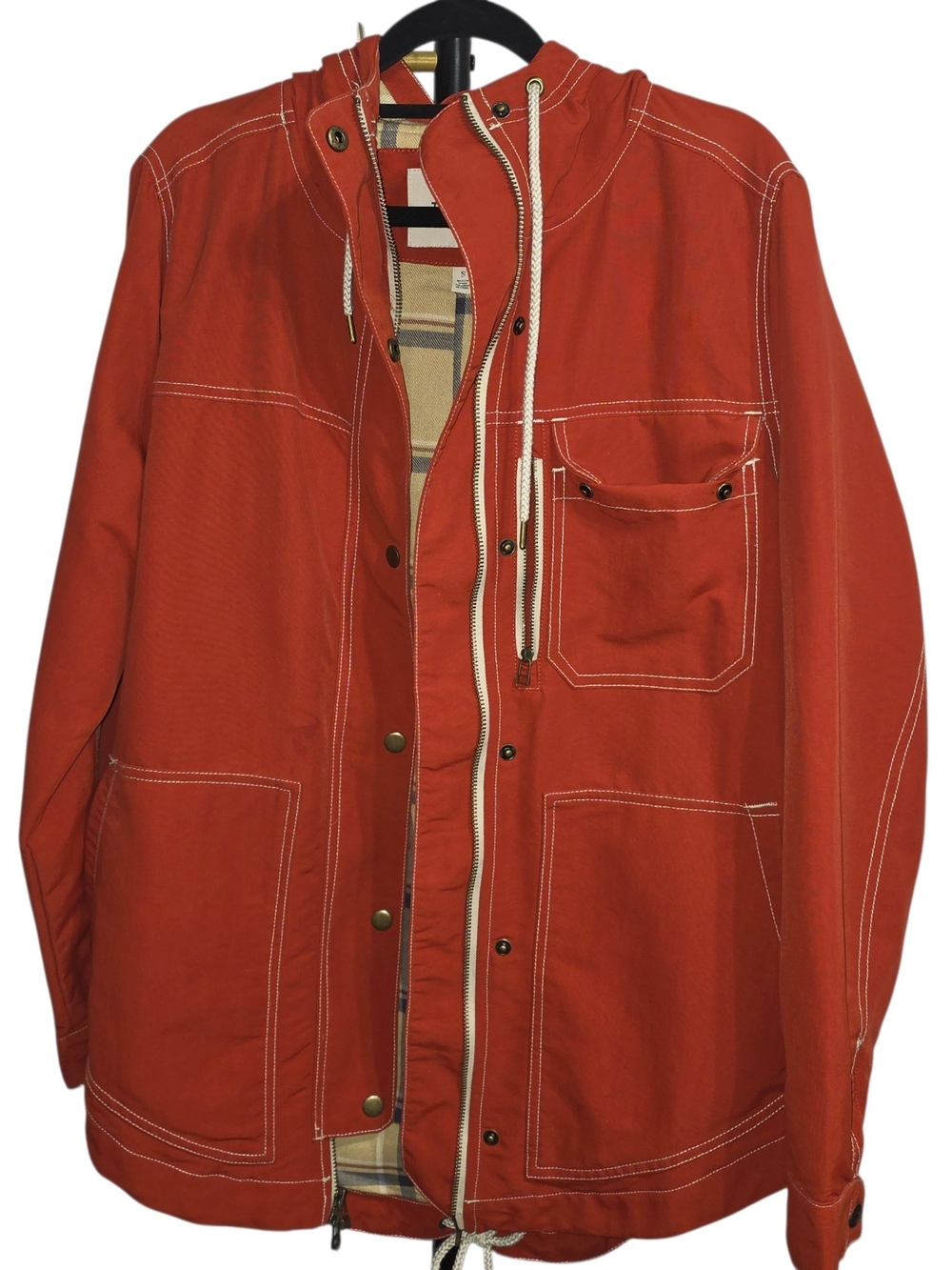 TOAD&CO  Forester Parka Utility Jacket Small Canvas Outdoor Hiking Workwear Coat